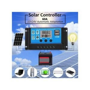 60A 12V / 24V Solar Charge Controller PWM