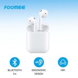 FOOMEE TWS GE2 Bluetooth Earbuds with Bluetooth 5.4, 13 mm Drivers and HiFi Sound Quality
