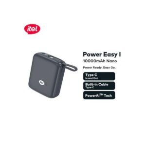 itel PowerEasy1 10000 A1421 Nano 22.5W Fast Charging Power-Bank - Black