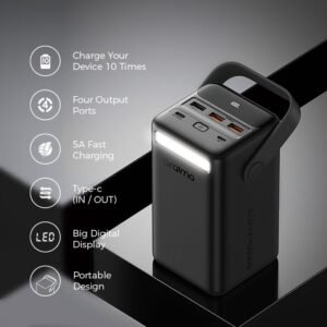 Oraimo 22.5W Super Fast 4 Output Port LED Light 50000mA Power Bank