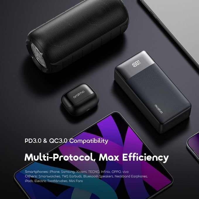Oraimo PowerNova QF1 Power Bank 27000mAh 22.5W Fast Charging Smart Digital Display