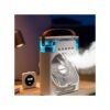 Mini Fan Rechargeable Air Cooler & Humidifier With LED Light