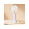 Portable Mini USB Rechargeable Hand Held Fan + Base