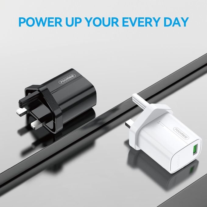 FOOMEE 12W Fast Charger USB-A Output+ Micro Cable For Phones, Power Banks and Other Micro devices