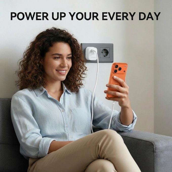 FOOMEE 18W Super Fast Charger USB-A Output+ Type-C Cable For Phones, Power Banks and Other Type-C devi