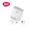 itel 10W Fast Charger With Free Micro USB Cable - Black