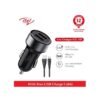 itel 15.5W Dual Output Fast Car Charger Kit With Cable