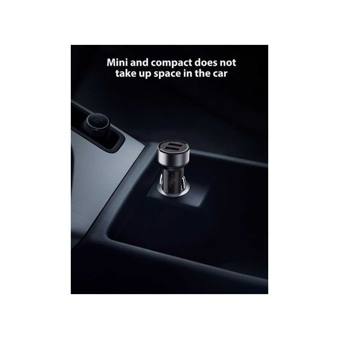 itel 15.5W Dual Output Fast Car Charger Kit With Cable