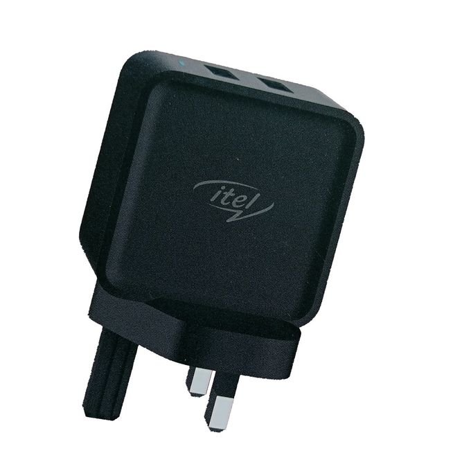 itel 2A Fast Charging For 2 Charging Kit With Fast Cable - Black