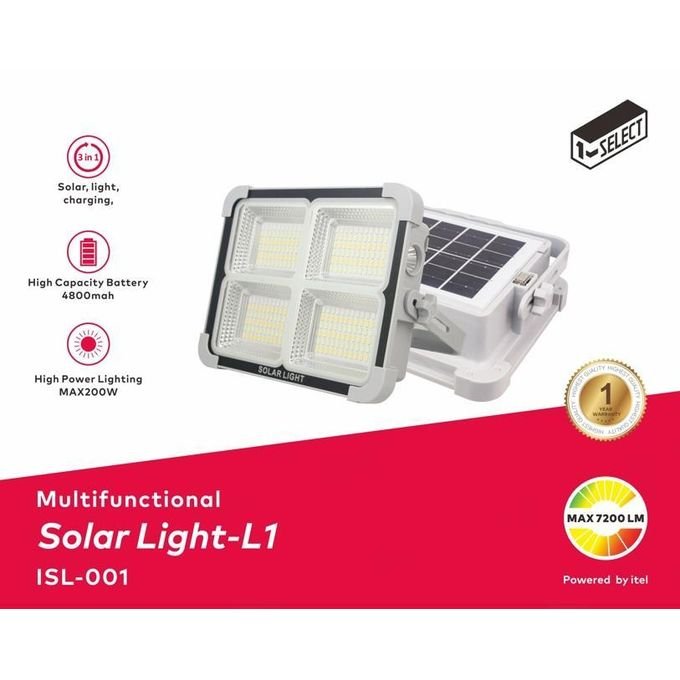 itel 4800mAh Solar Light L1 ISL-001