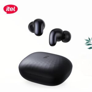itel BudsAir 5e Ultra Lightweight In-Ear Earbuds 39H Playtime IP54 Portable IEW-52 -Black