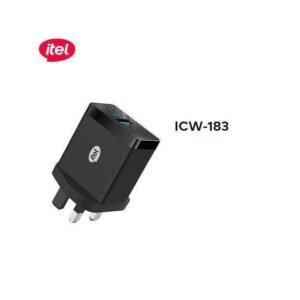 itel Charger Pulse 1, 12w-USB A Port, Cable