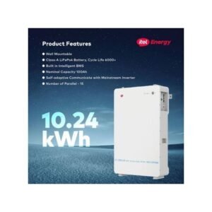 itel Energy 48V 10.24KWH 200AH Lithium(LiFePO4)Battery