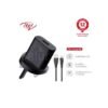 itel Travel Adapter Charger Kit With Free Cable - Black