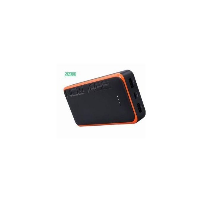 New Age 22500 Fast Charge Type-C Input & Output Powerbank with Torch Light