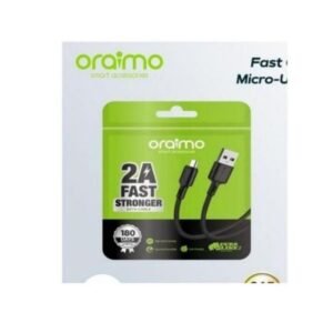 Oraimo Android 2A Fast Strong USB Charging Cable- Black