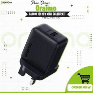 Oraimo Cannon 18S 18W Wall Charger Kit + Free Cable