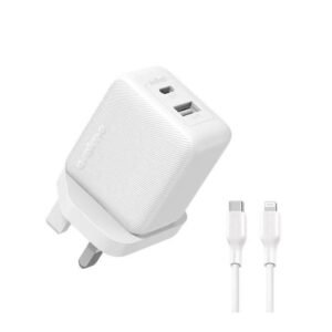 Oraimo Fast Charging Charger Kit + Free Type-C Cable PowerCube 201 UK Type Plug 20W Charger Kit