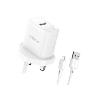 Oraimo Firefly 3 10W 2.0A Fast Charger + Free Fast Lightning Cable