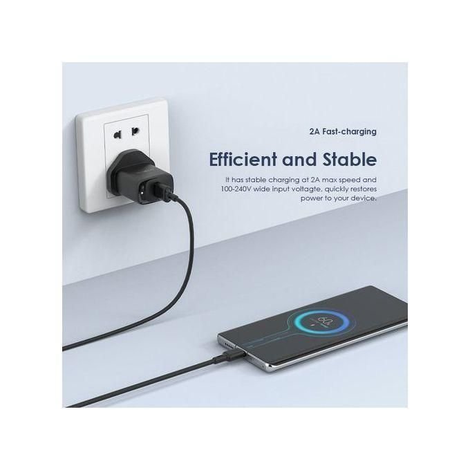 Oraimo Firefly 3 (OCW-U66S+M53) – 2A Fast Charger + Micro-USB Cable