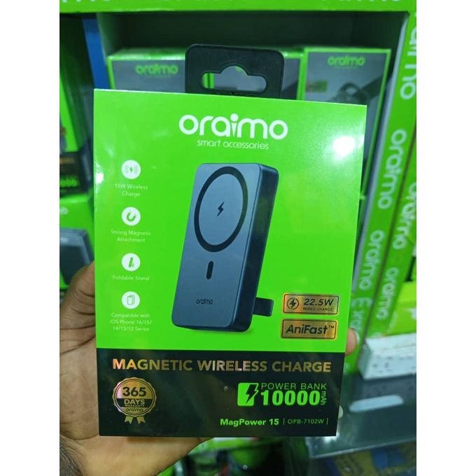 Oraimo MagPower 15 10000mAh Wireless and Wired Power Bank