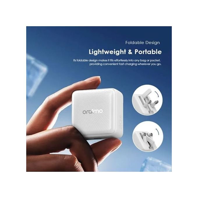 Oraimo PowerCube 20 Chic 20W GaN Wall Charger Kit