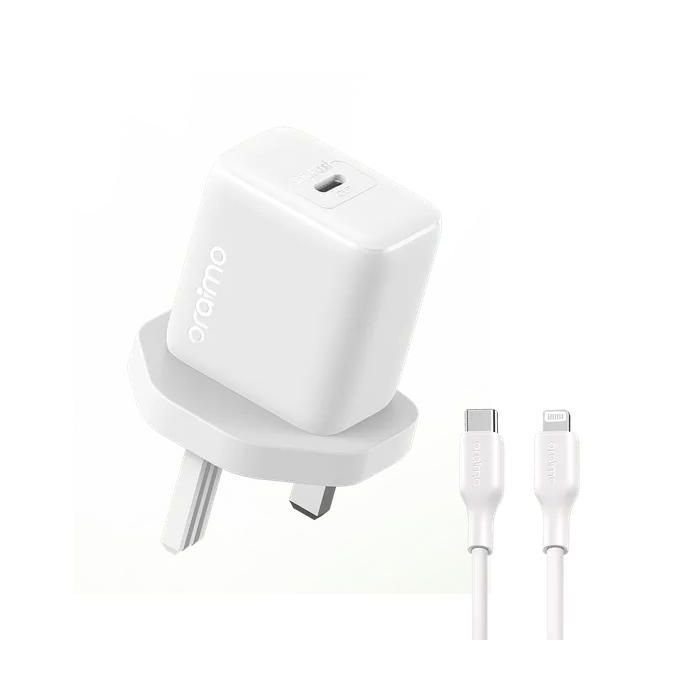 Oraimo PowerCube 202 20W Mini Fast Type C To iPhone Complete Wall Charger OCW-5202UCL