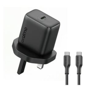 Oraimo PowerCube 202 UK Type 20W Compatible Charger Kit with Type-C to Type-C Cable