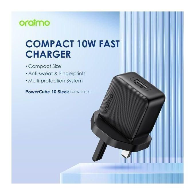 Oraimo PowerCube 61 6W Wall Charger Kit Compact Micro-USB Android Cable Wall Charger OCW-1061U+M53