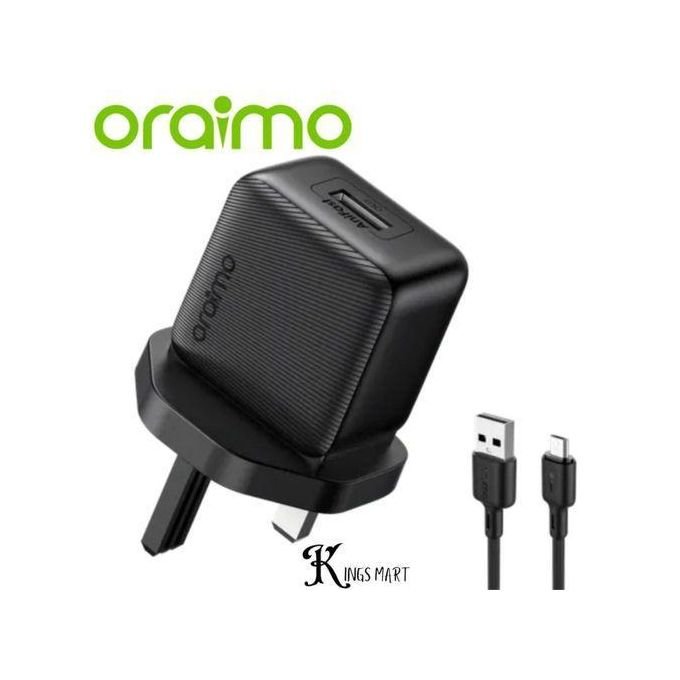 Oraimo PowerCube 61 6W Wall Charger Kit Compact Micro-USB Android Cable Wall Charger OCW-1061U+M53