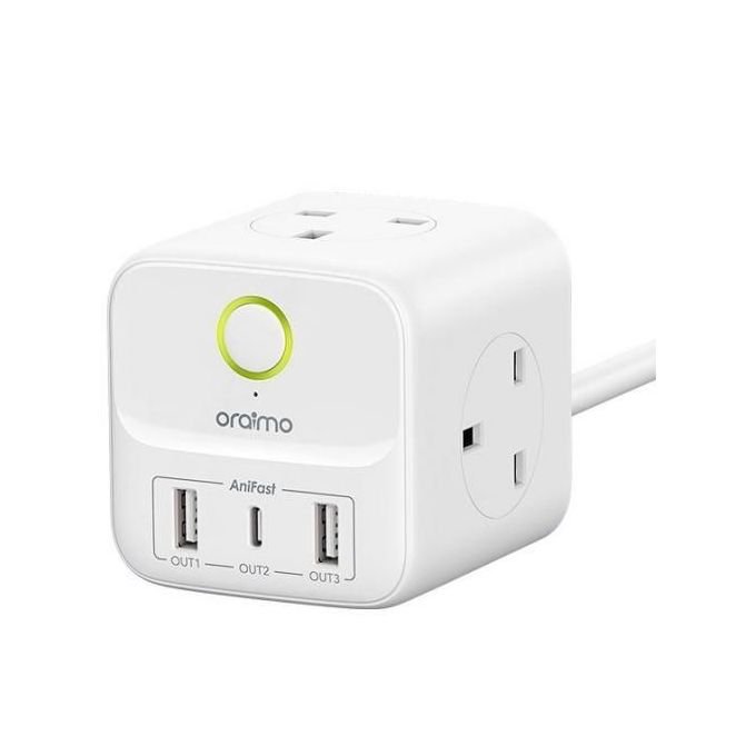 Oraimo PowerHub C 6-In-1 Power Expansion Cube Extension Charger 20W