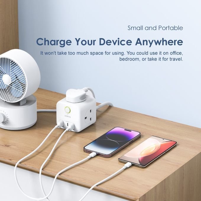 Oraimo PowerHub C 6-In-1 Power Expansion Cube Extension Charger 20W