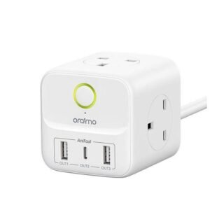Oraimo PowerHub C 6-In-1 Smart Fast Charging High Security Small And Portable Power Expansion Cube