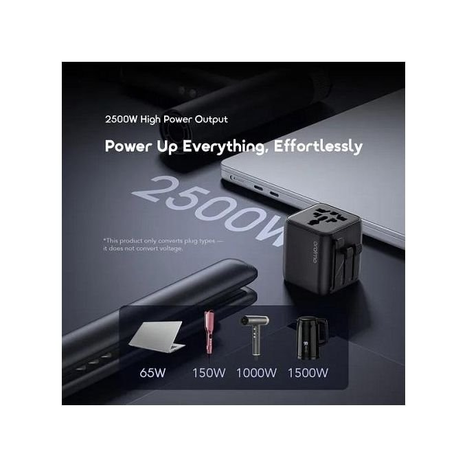 Oraimo PowerOmni 251 2500W Multi-Plug Travel Converter