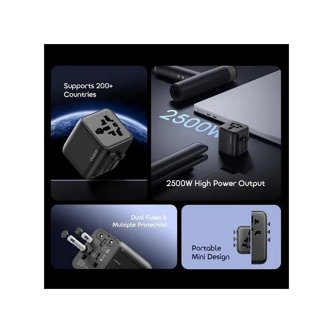 Oraimo PowerOmni 251 2500W Multi-Plug Travel Converter