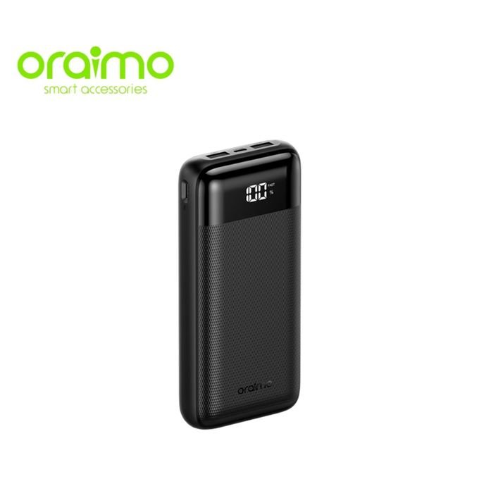 Oraimo Traveler 12 Byte Power Bank 20000mAh 12W Fast Charging Digital Display