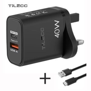 TiLECC TiLECC Jazzy PD 40W USB-C & USB-A Output Super Fast Charger