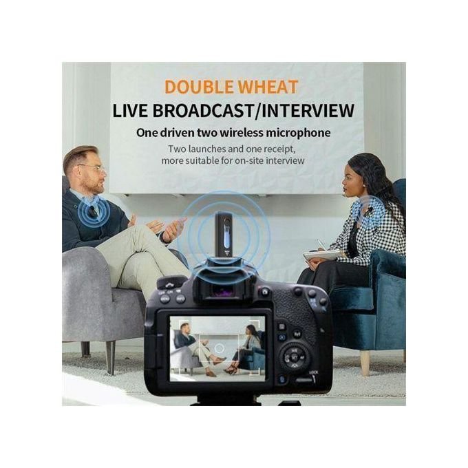 3.5mm Wireless Lavalier Microphone For Interview And Shooting