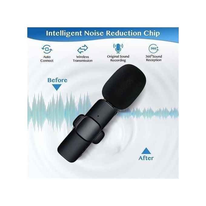 3.5mm Wireless Lavalier Microphone For Interview And Shooting