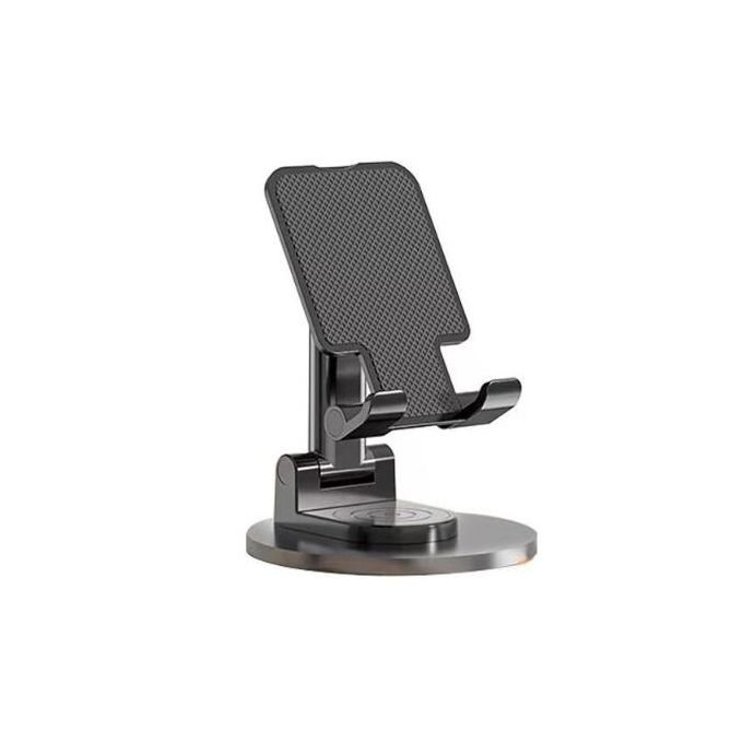 360° Rotatable Desktop Tablet & Phone Holder – Foldable, Adjustable, Compatible with Smartphones & iPad