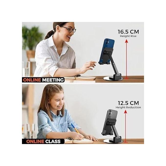 360° Rotating Phone Holder - Black