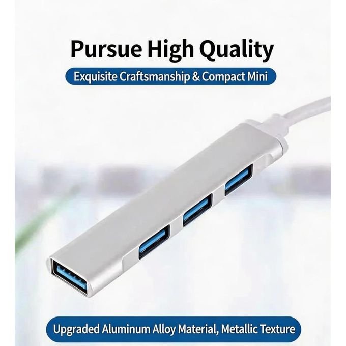 4-in-1 hub multi port docking station USB hub adapter, supporting USB 3.0