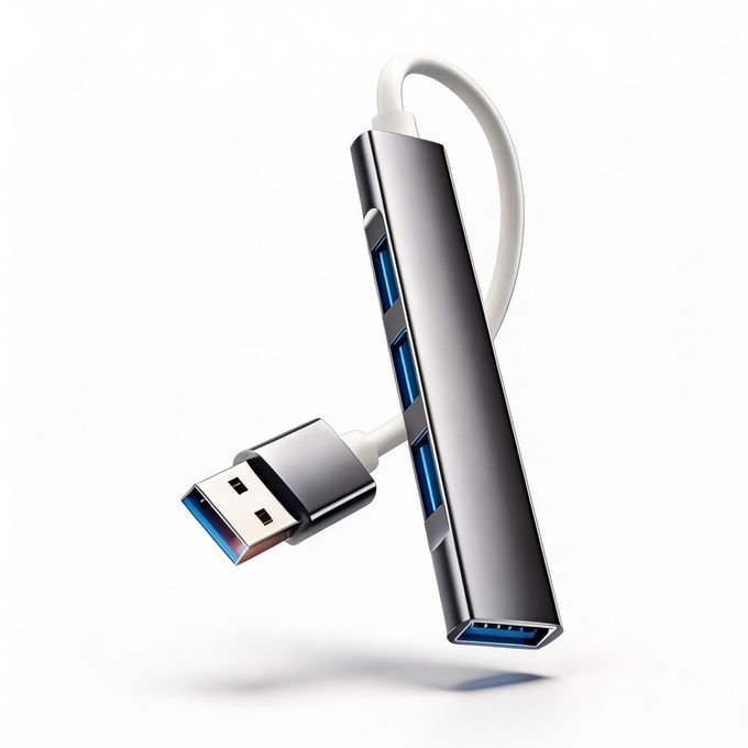 4-in-1 hub multi port docking station USB hub adapter, supporting USB 3.0