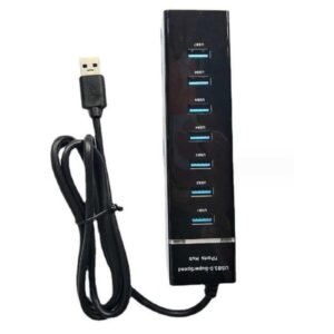 7-Port USB 3.0 Hub – High-Speed Data Transfer – Plug & Play