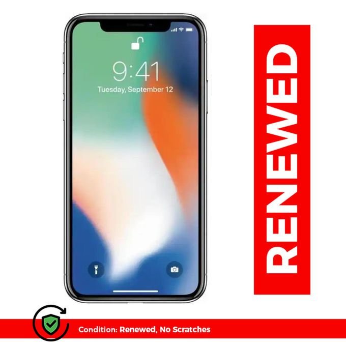 Apple iPhone X 3GB RAM+64GB Single SIM-4G LTE 5.8" White