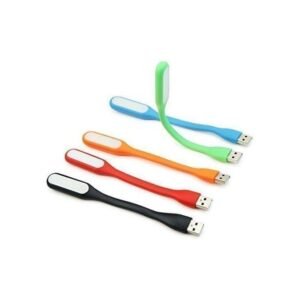 BHW Set of 5 flexible gooseneck USB LED reading lights, portable mini laptop lights