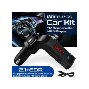 Car Bluetooth Mp3 Player/ FM Transmitter Car Charger With TF Card Slot