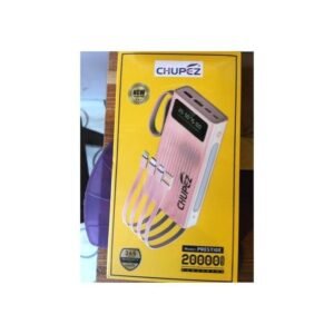 Chupez 20000mAh 4 Built-in Cables Super Powerbank With LED Light