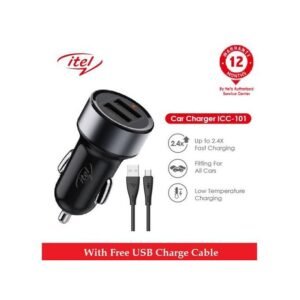 itel 15.5 Dual Port Output Fast Car Charger