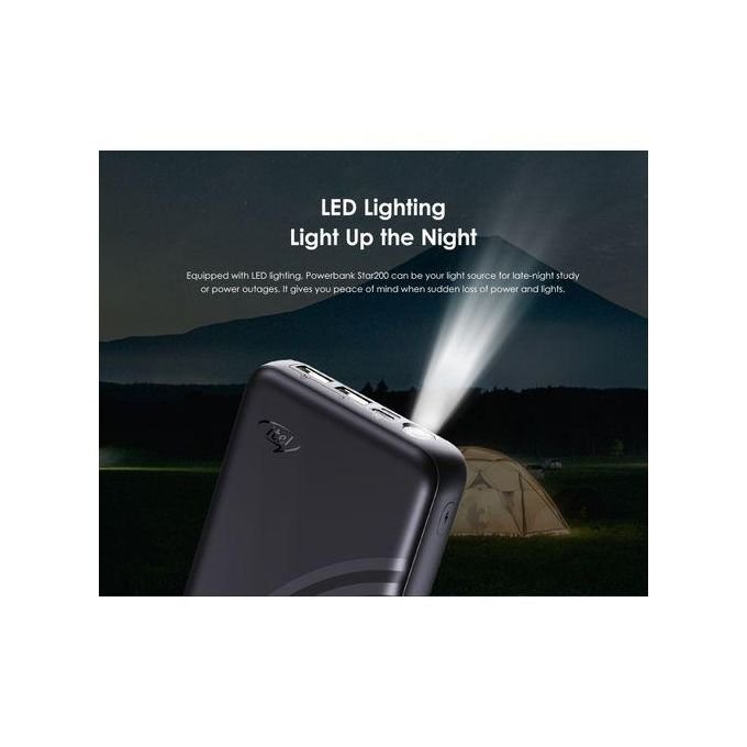 itel 20000mAh Dual Output Fast Charging Power Bank